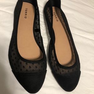 Torrid ballet see through shoes